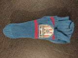 Vintage Teal Football Socks