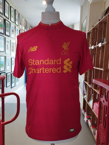 Liverpool 2016/17 New Balance short sleeve home shirt BNWT *small*
