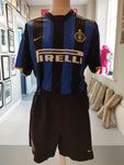 Inter Milan 2002/03 short sleeve shirt and shorts