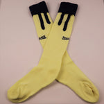 Vintage Yellow Player Issue Lonsdale Football Socks