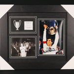 #23 Framed Dennis Mortimer - European Cup Winner Picture *Signed*