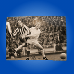 Micky Horswill vs Billy Bremner 1973 Signed A3 Print