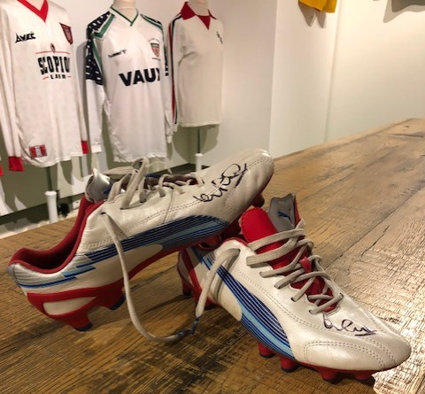 Kevin Phillips Match Worn Puma Evo Speed Signed Boots UK 6.5