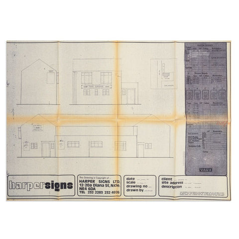 The Grove, Tweedmouth, original VAUX plans