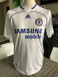 Charity Project: Africa Chelsea FC small white short sleeve away shirt 2006-07
