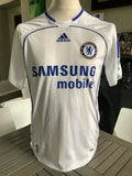 Charity Project: Africa Chelsea FC small white short sleeve away shirt 2006-07