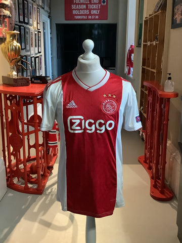 Player issued Ajax Amsterdam L Home Shirt Short Sleeve 2018