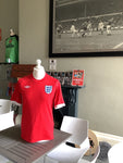 England Away Red Shirt Short Sleeve 38 Size 2010