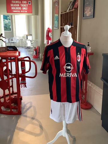 AC Milan Home Medium Shirt Short Sleeve and shorts 2003