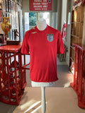 England Away Red Shirt Short Sleeve Medium Size 2006