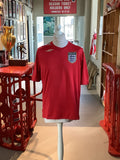 England Away Red Shirt Short Sleeve Large Size 2006