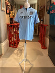 Manchester City Home Shirt Short Sleeve Large 2012/13