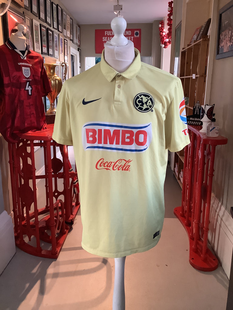 Club America Soccer Jersey Bimbo Coca-cola Men's Large 