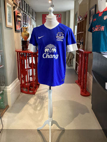 Everton Home Shirt Short Sleeve Large 2013/14